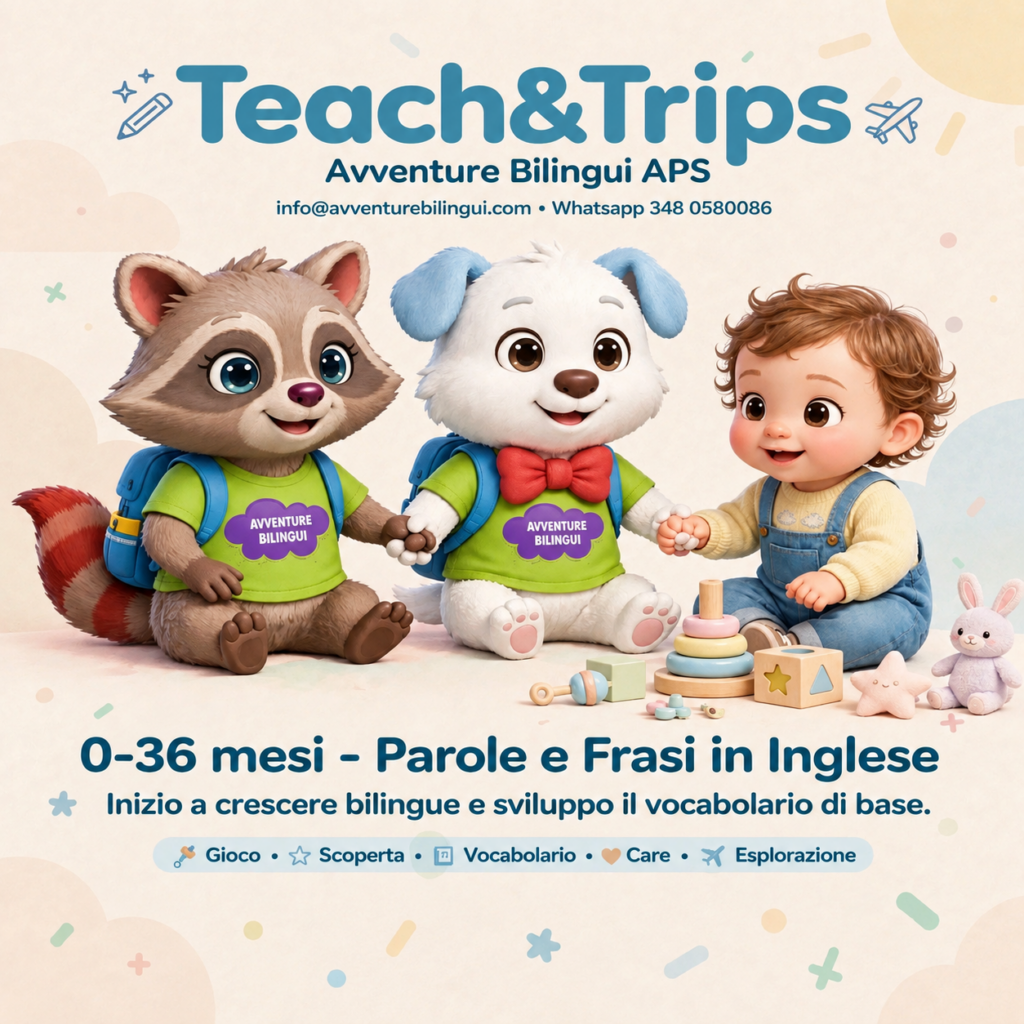 0-36 mesi Parole e Frasi in Inglese