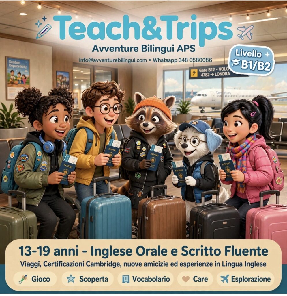 13-19 anni Inglese Orale e Scritto Fluente