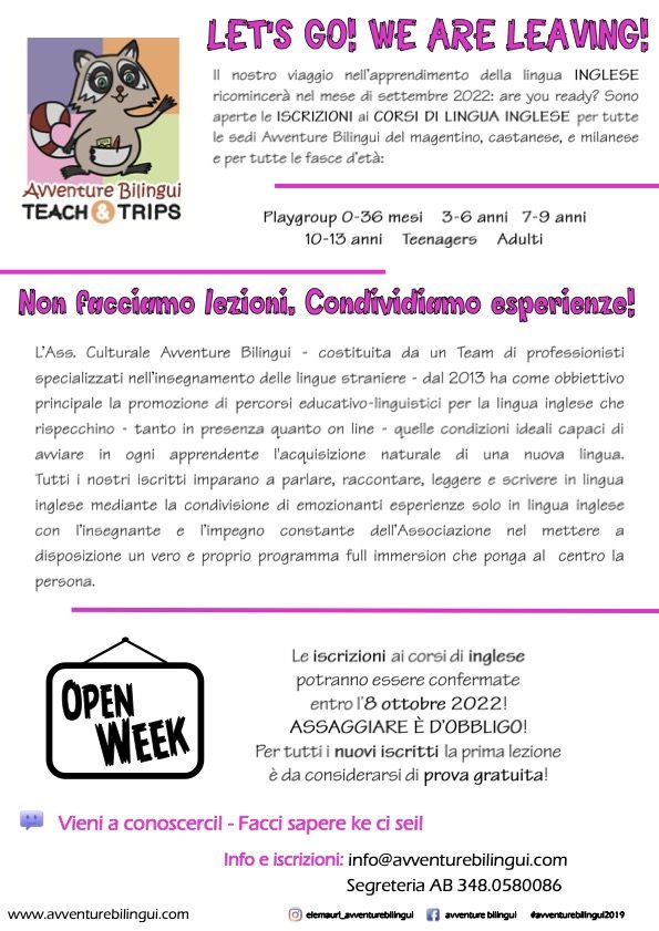 locandina corsi 2022 locandina corsi 2022